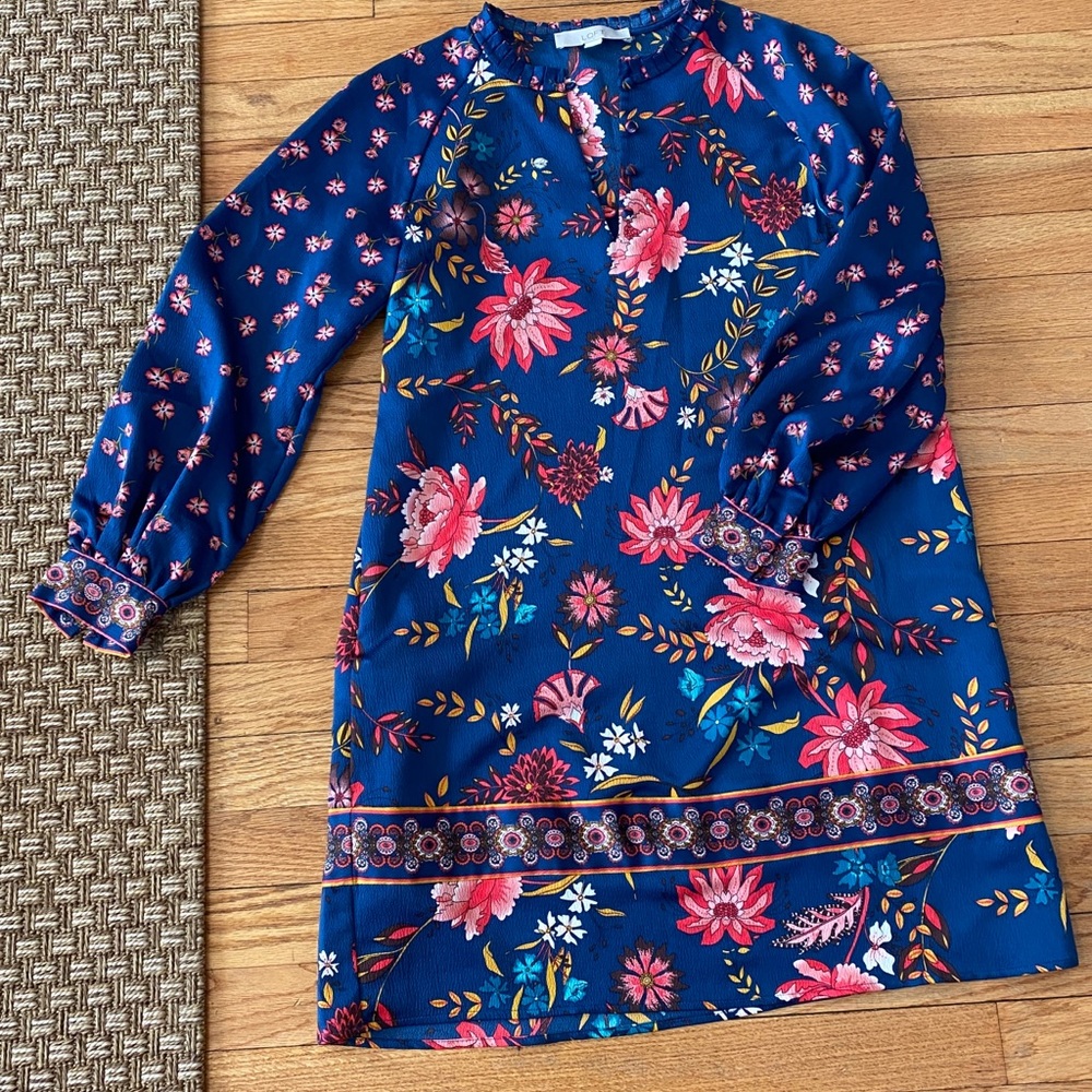 LOFT Printed Swing Dress